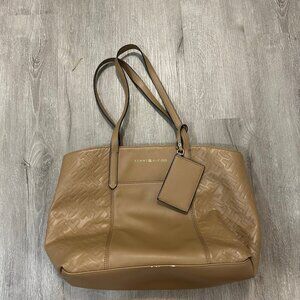 NWOT Tommy Hilfiger Bolsa Tote Bag Carmel Tan Purse